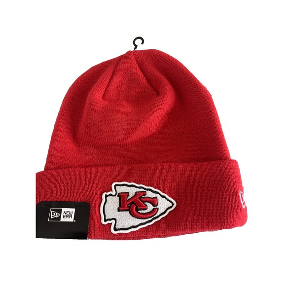 Rare Kansas City Chiefs Winter Hat Beanie New Era Cap  2023‎ Field Sideline NWT - Picture 1 of 5